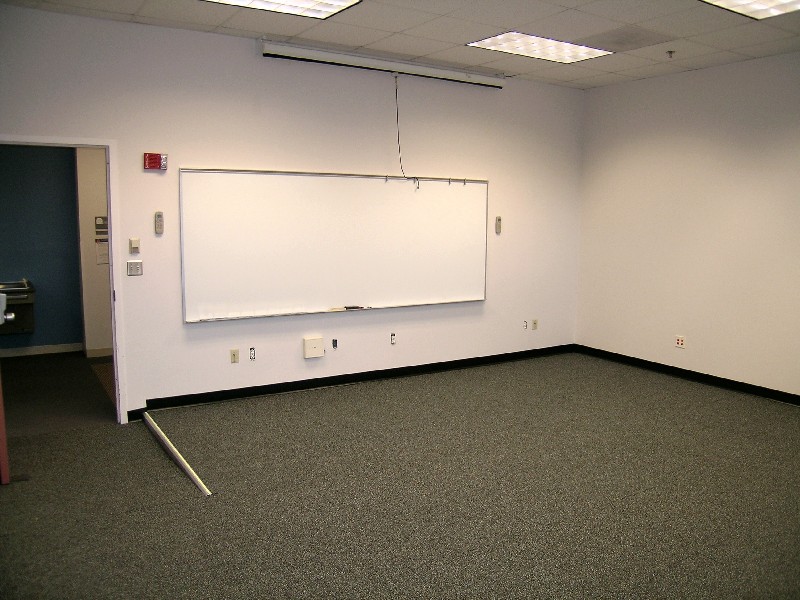 Netfloor directly on old carpet New classroom in Virginia Tech
